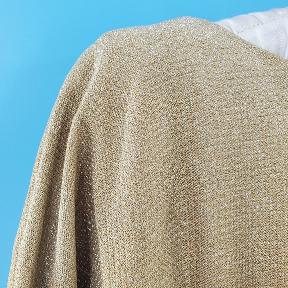 Vintage Marcelle gold dress with sparkles - Picture 4 of 16